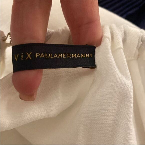 VIX Paula Hermanny Elegant White Maxi Dress, US2 - Picture 7 of 9